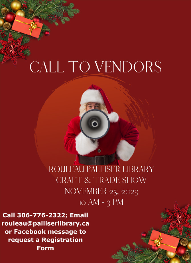 2023 Rouleau Library Craft & Trade Show